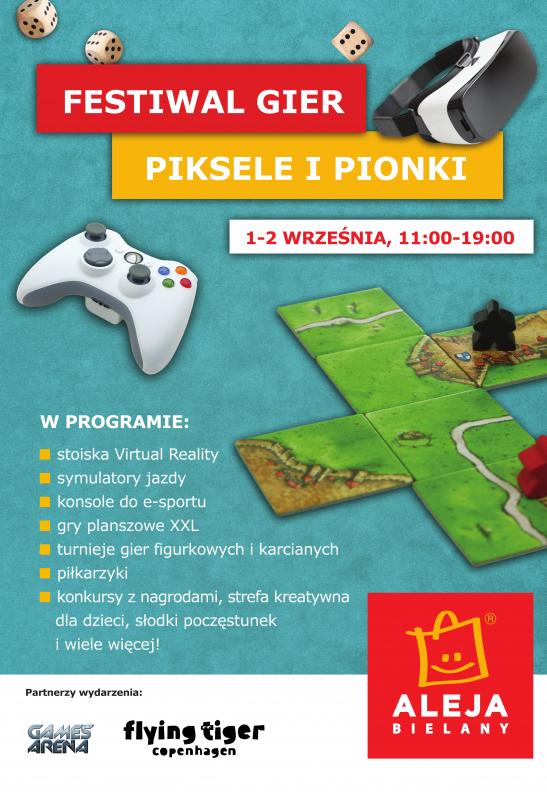 Festiwal „Piksele i Pionki” w Alei Bielany